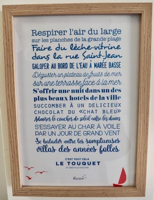 Appart T3 / Parking/Terrasse/Vue Apartman Le Touquet Kültér fotó